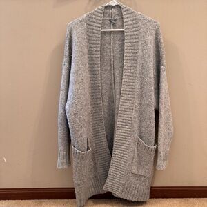 Aerie Ultra Soft Cozy Long Gray Women's Buttery Soft Lightweight Sweater Size S